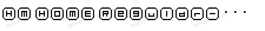 HM HOME Regular字体转换
